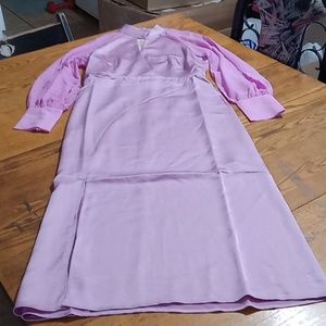 FOXIEDOX Anthropologie Womens Dress Pink MEDIUM Lavender NEW Medium Summer